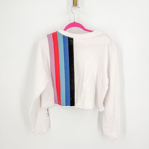 Peloton Kids Long Sleeve Shirt with Colorful Stripes - Picture 5 of 6